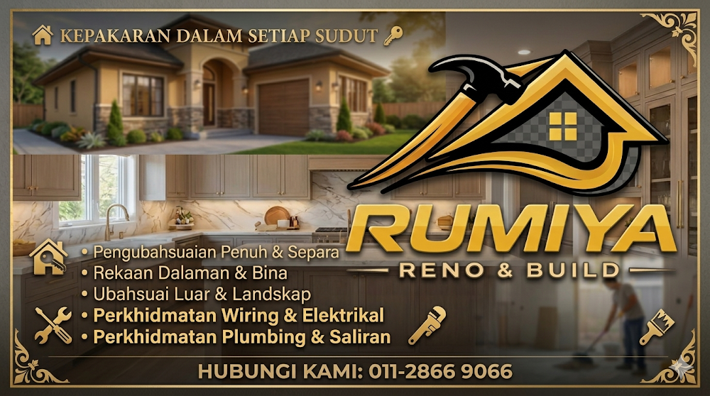 Rumiya Kitchen Cabinet, Aircond & Wiring Johor Bahru (JB)
